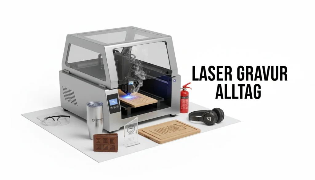 Lasergravurmaschine im Alltag: Was sie gravieren kann, typische Anwendungen und worauf es bei Qualität & Sicherheit ankommt