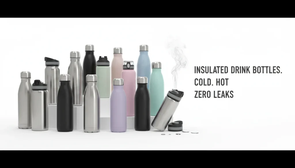 15 Insulated Drink Bottles Worth Buying in 2026: Top Picks for Cold Water, Hot Coffee, and Zero Leaks