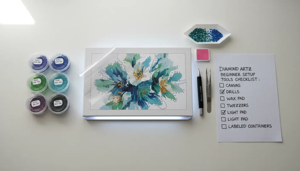 Diamond Artz Beginner’s Checklist: Tools, Tips, Setup