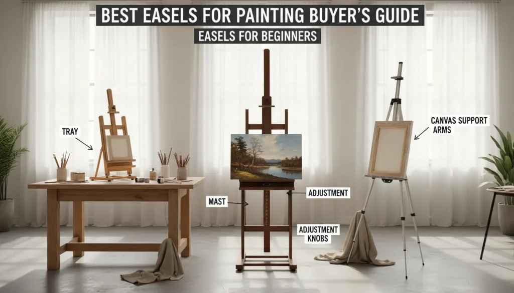 Best Easels for Painting: Buyer’s Guide by Skill Level